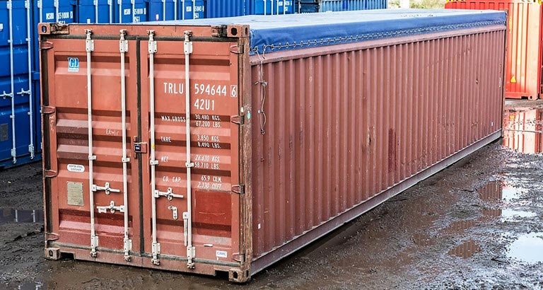 40′ Used Open Top Container