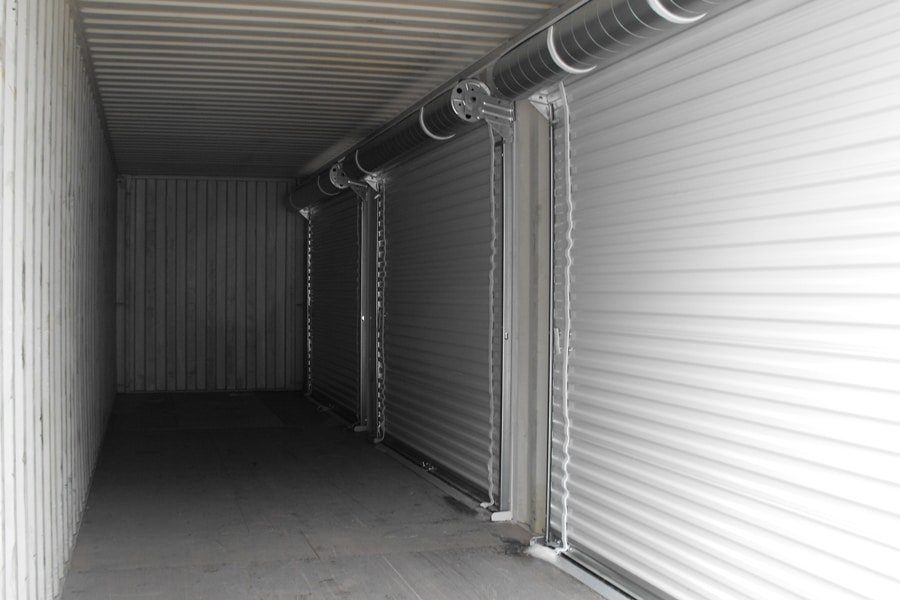 40 foot rollup door container