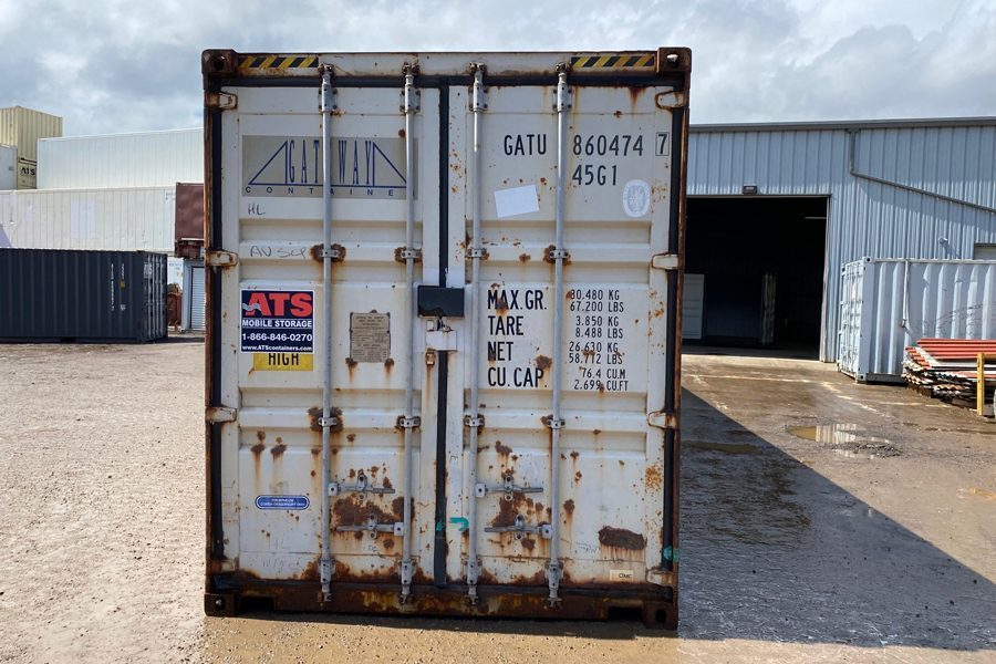 40 foot rusty clearance container