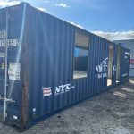 40 foot used container with openings