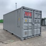gray 20 foot container
