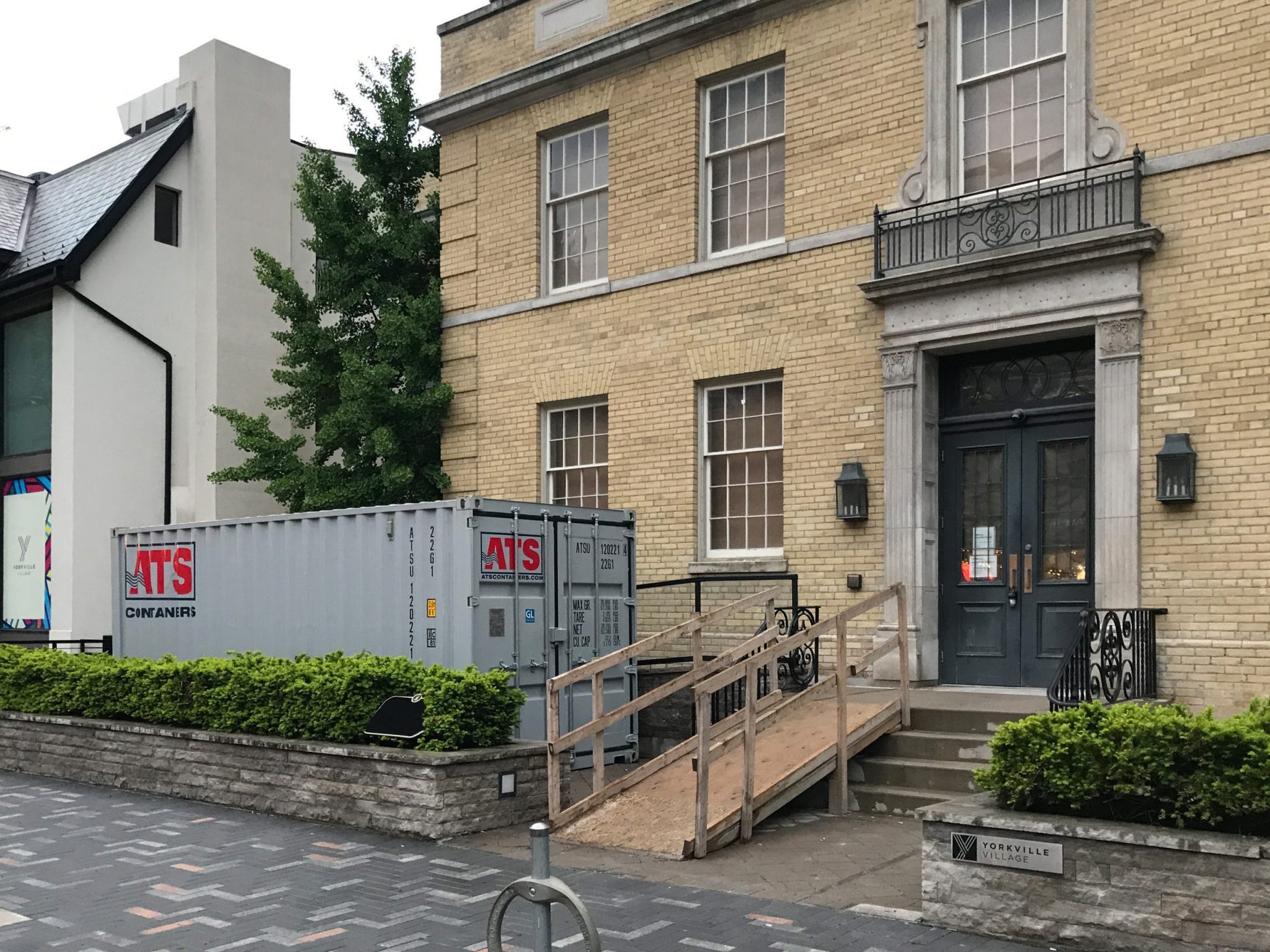 container outside property