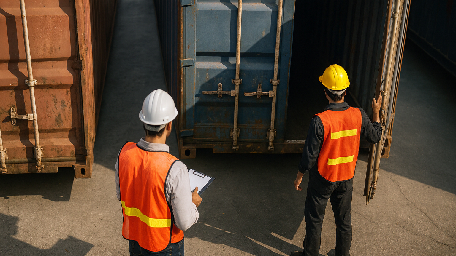 inspecter un conteneur maritime usagé avant acheter