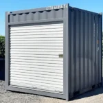 8ft roll-up door steel storage container