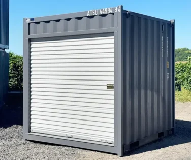Conteneur 8 pi en acier avec porte enroulable