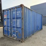 Used damaged 20ft shipping container on clearance in Edmonton