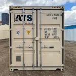 New damaged 40ft high cube shipping container on clearance.