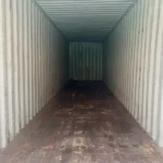 40 high cube used sea can on clearance in Edmonton interior view