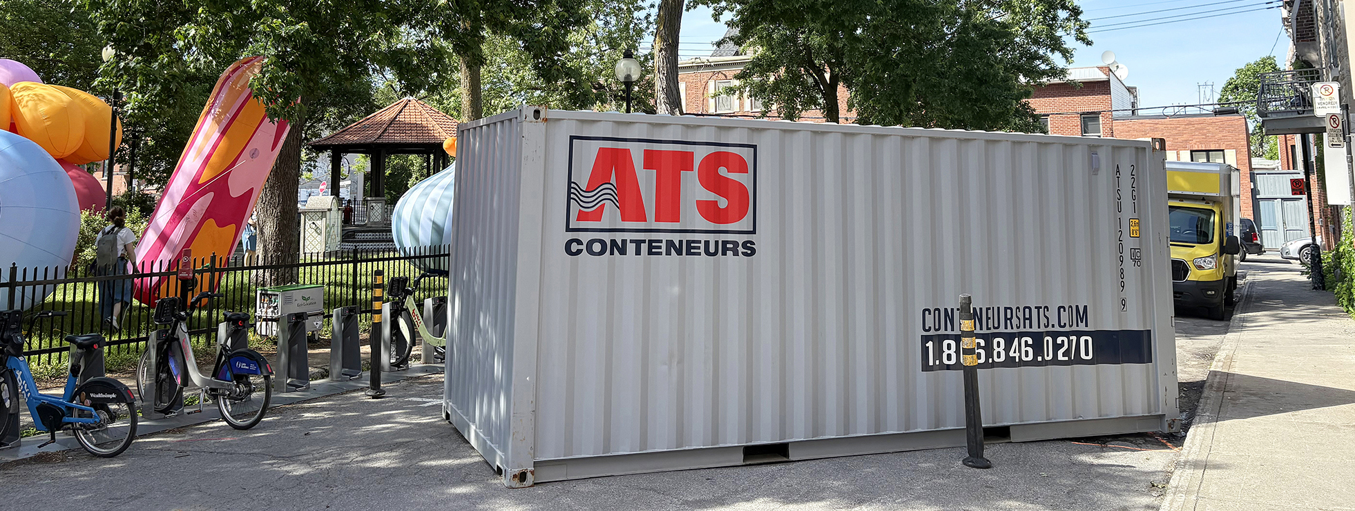 Sea can storage in Montreal for Sollicité