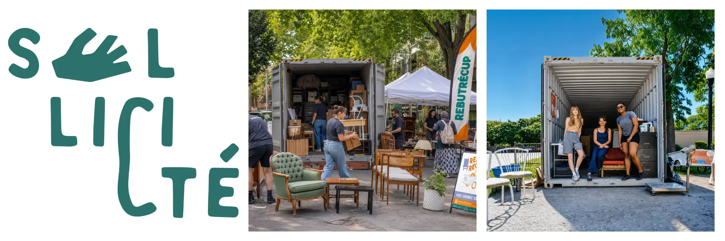 Découvrez comment Sollicité utilise des conteneurs maritimes à Montréal pour appuyer ses programmes environnementaux locaux.