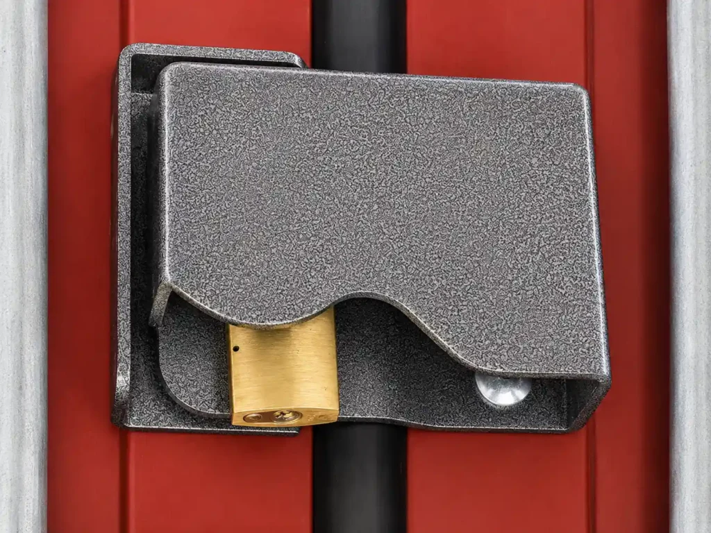 Lockbox for shipping container